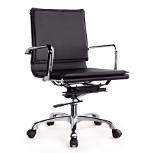 Eames Modern Office Swivel Metal Leather Chair (RFT-B2005)